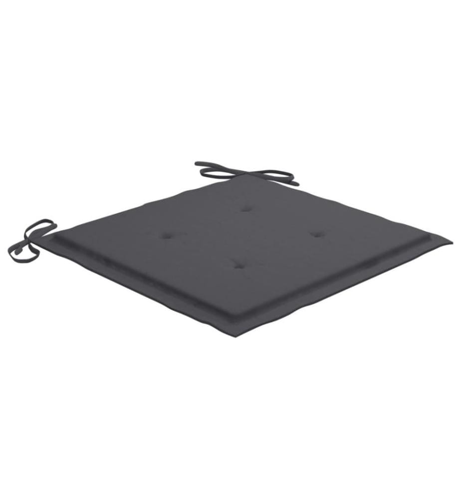 Klappbare Gartenstühle 4 Stk. mit Sitzkissen Massivholz Akazie