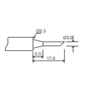 VELLEMAN - Pointe de brasage BITC10N3 rond 3 mm