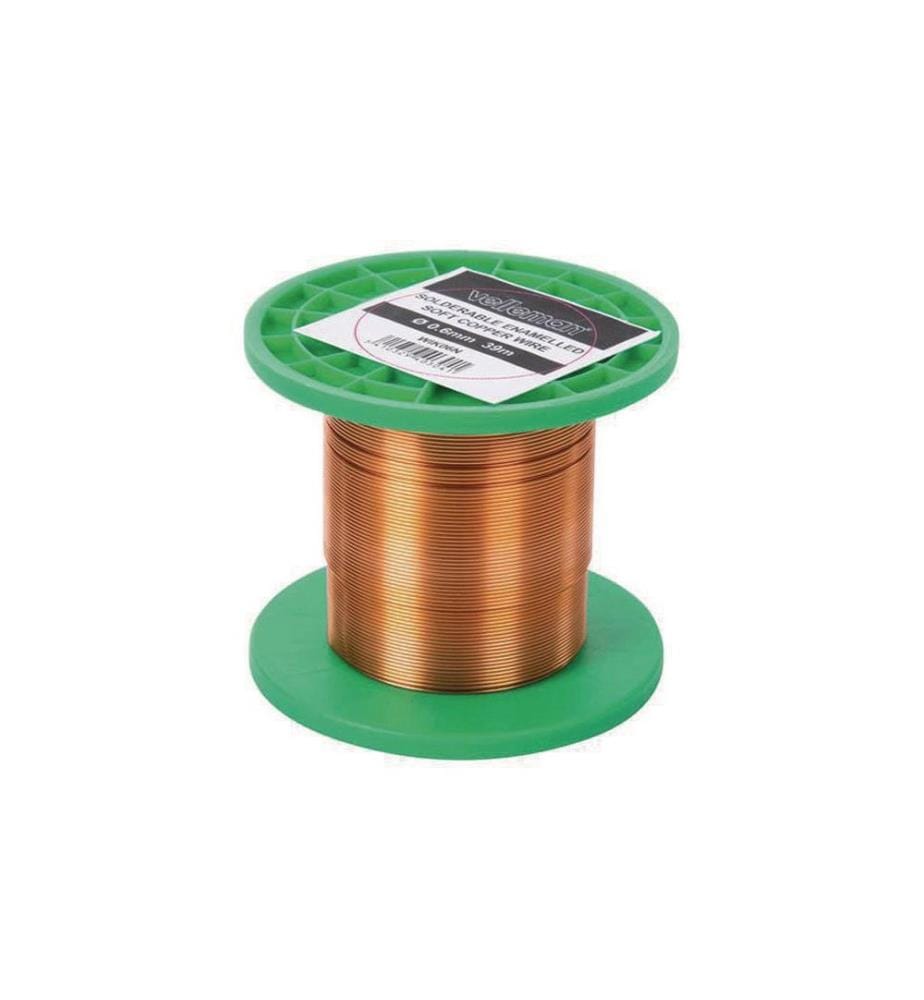 VELLEMAN - Fil de bobinage WIK06N, Ø0.6mm, 39m, 100g 1 Pièce/s