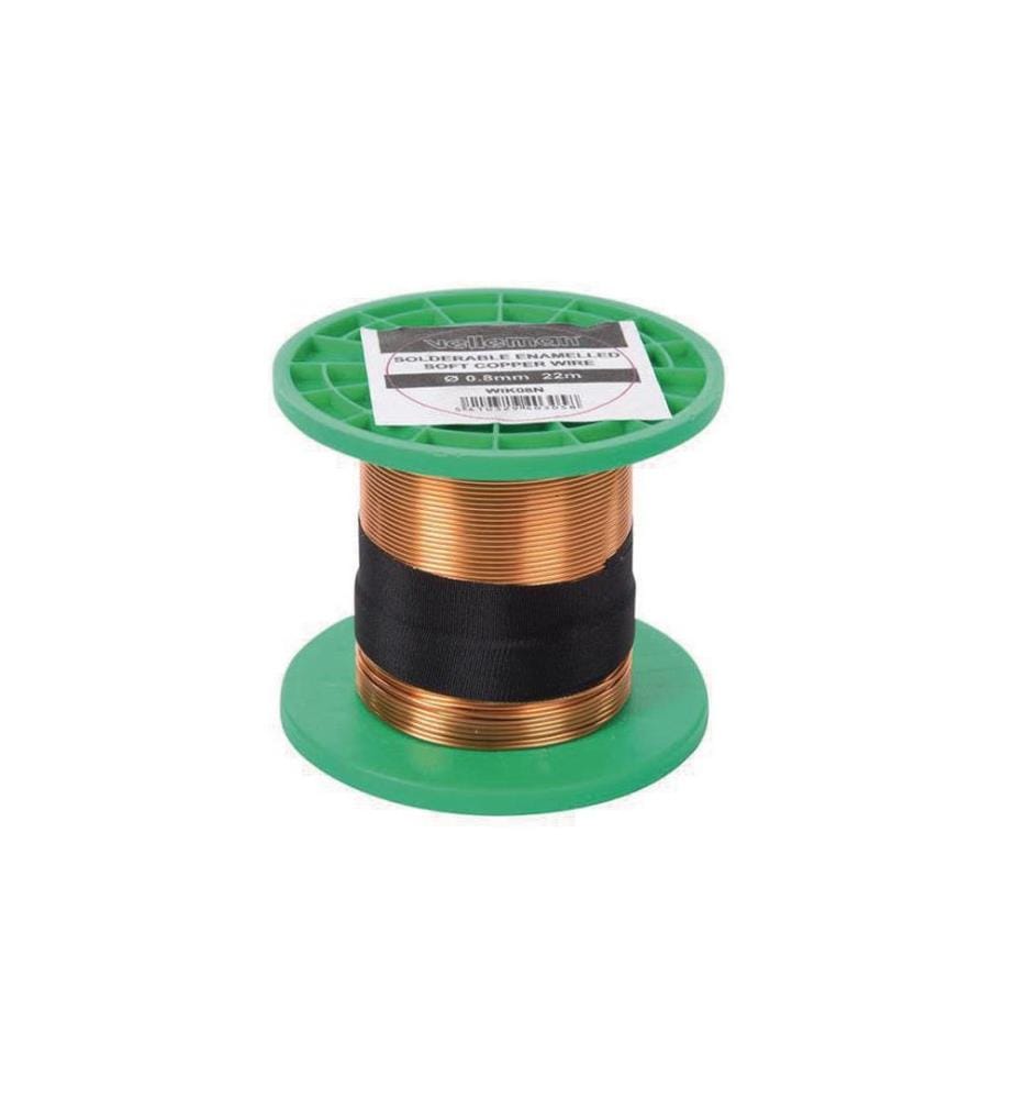 VELLEMAN - Fil de bobinage WIK08N, Ø0.8mm, 22m, 100g 1 Pièce/s