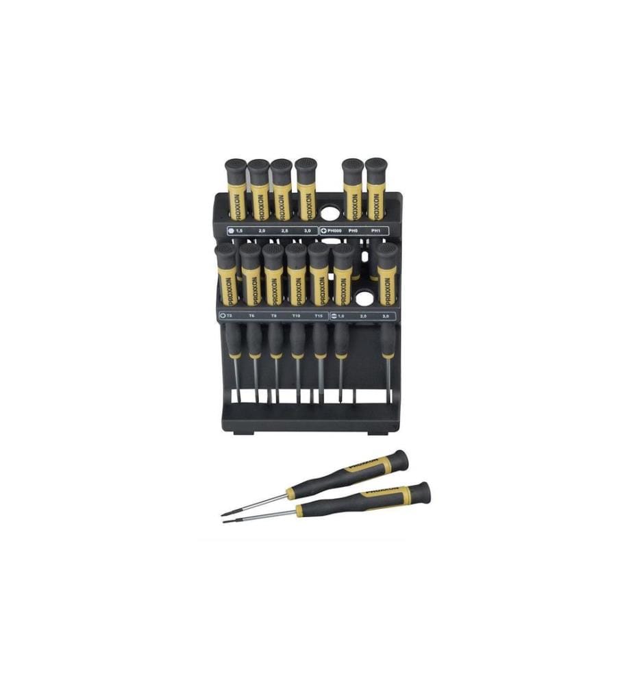 PROXXON INDUSTRIAL - Jeux de tournevis MICRO 15 pièces