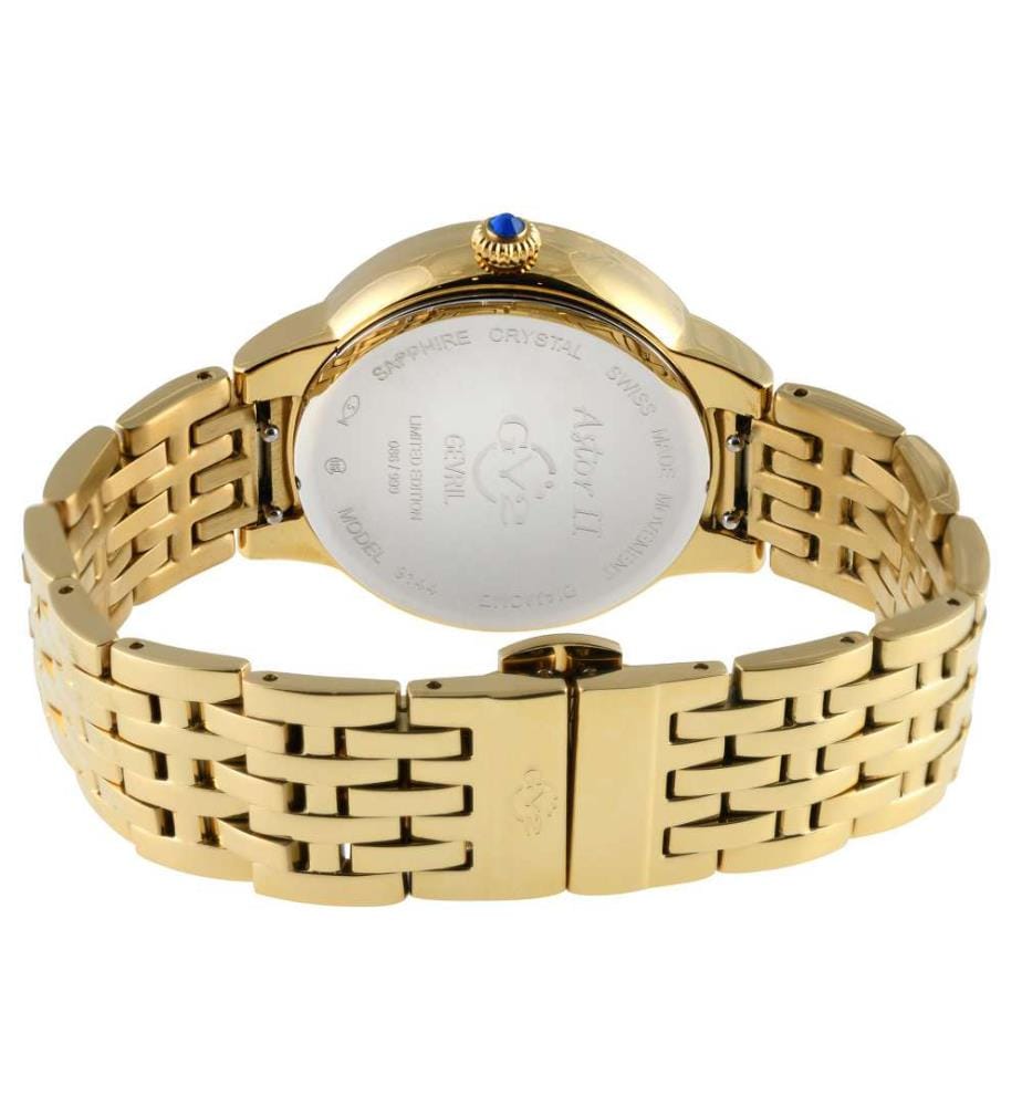 Quarzuhr Astor II mit Edelstahlarmband - Gold
