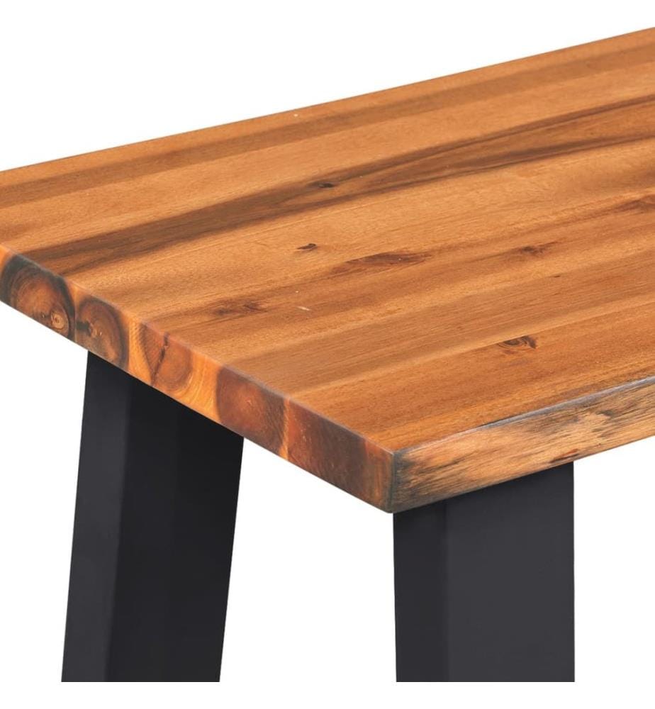 Sitzbank Akazienholz Massiv 160 cm