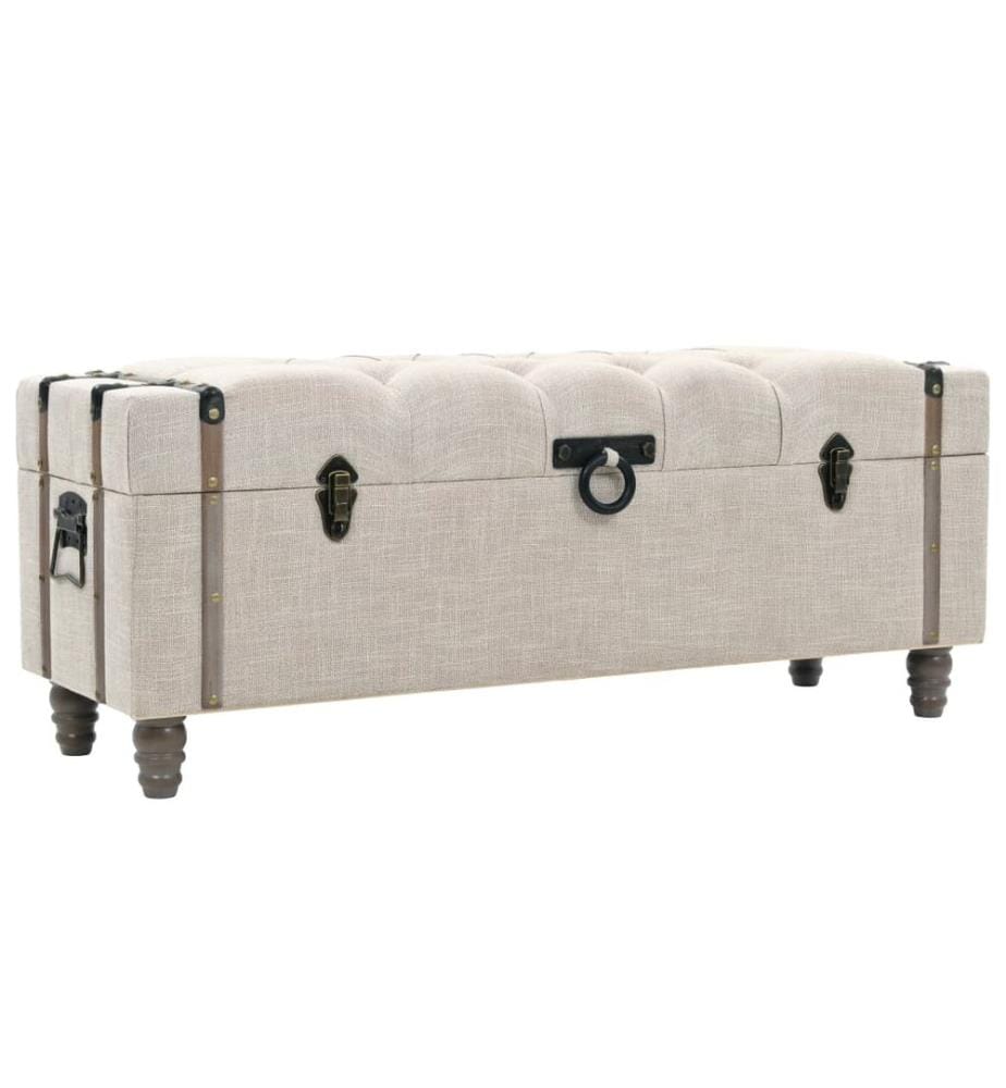 Ensemble de bancs de rangement 3 pcs Bois massif et acier