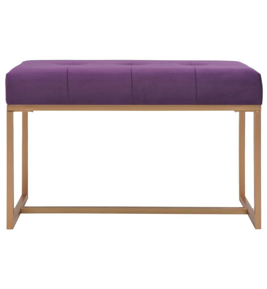 Banc 80 cm Violet Velours