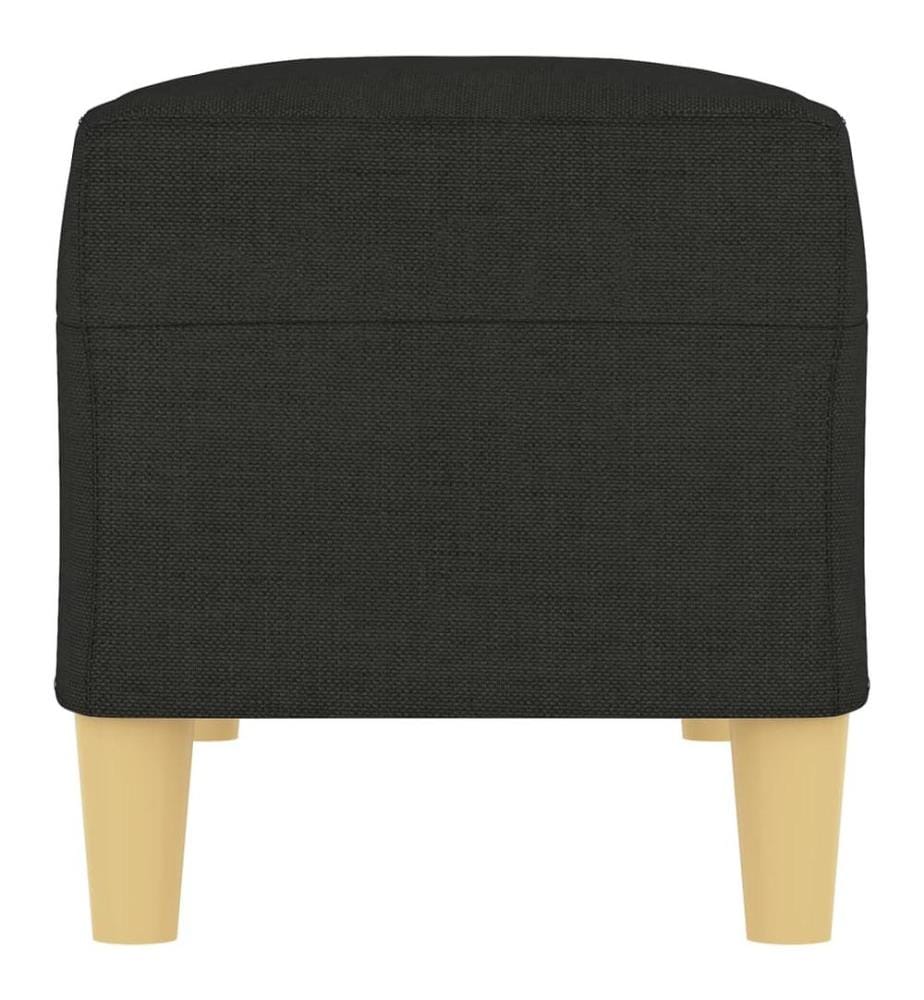 Sitzbank Schwarz 100x35x41 cm Stoff