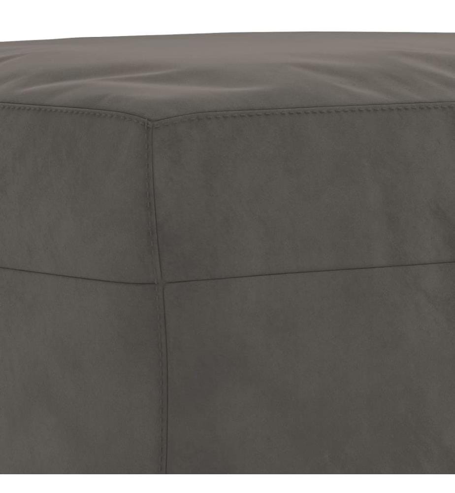 Sitzbank Dunkelgrau 100x35x41 cm Samt
