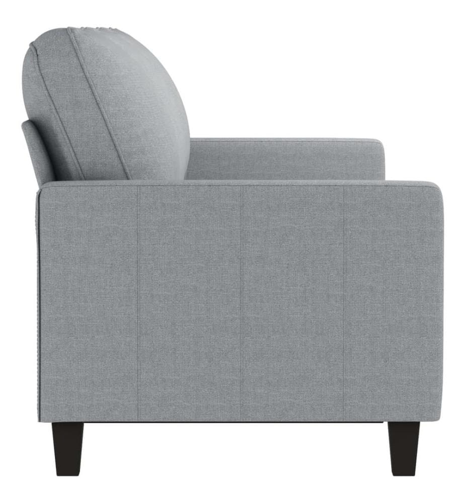 3-Sitzer-Sofa Hellgrau 180 cm Stoff
