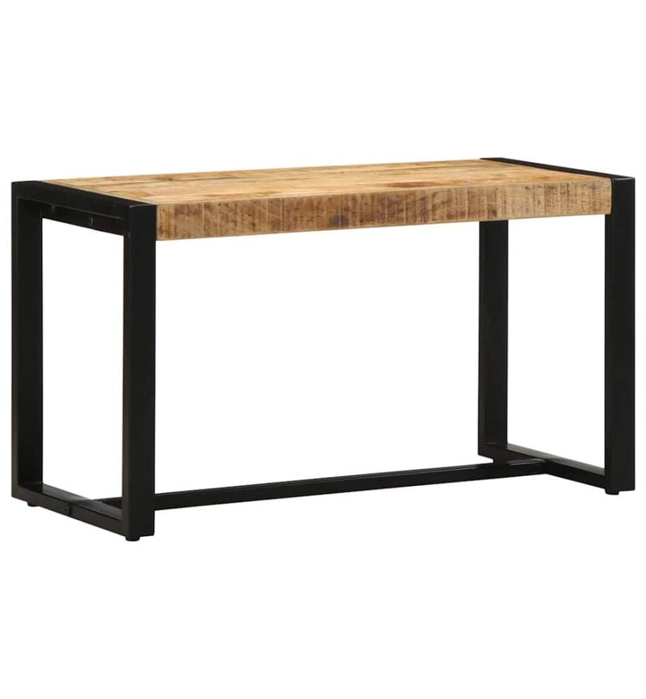 Banc 80x35x45 cm bois massif de manguier