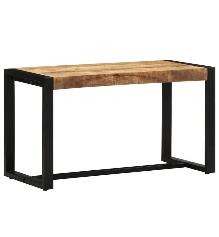 Banc 80x35x45 cm bois massif de manguier