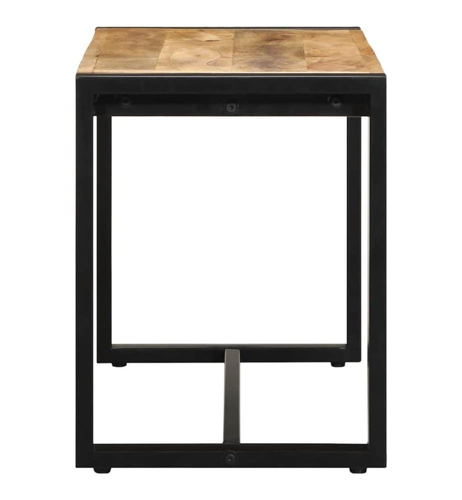 Banc 80x35x45 cm bois massif de manguier