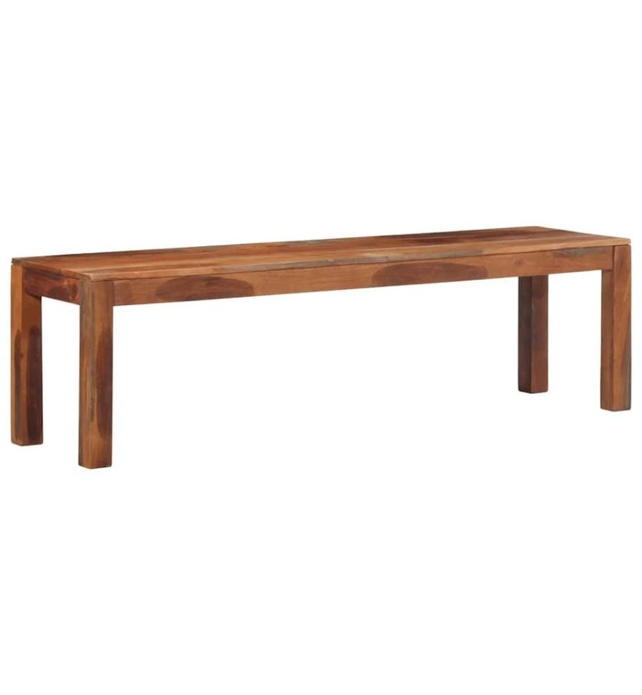 Bank 160 cm Massivholz Akazie