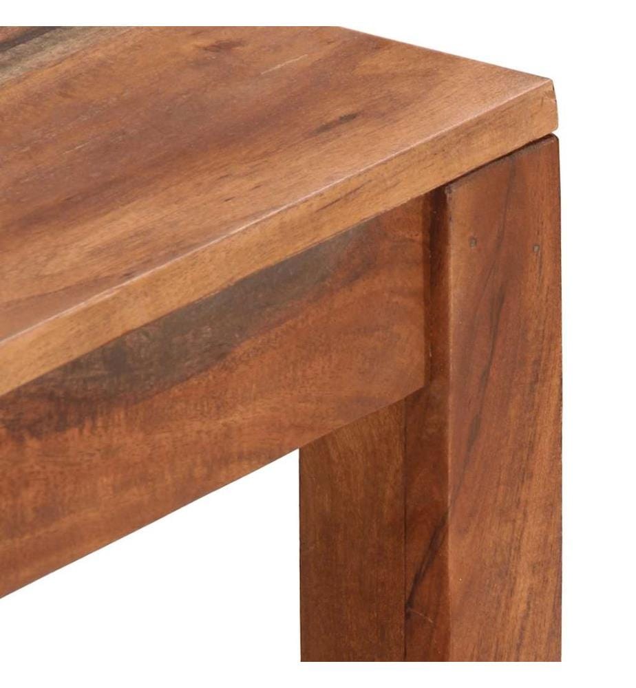 Bank 160 cm Massivholz Akazie