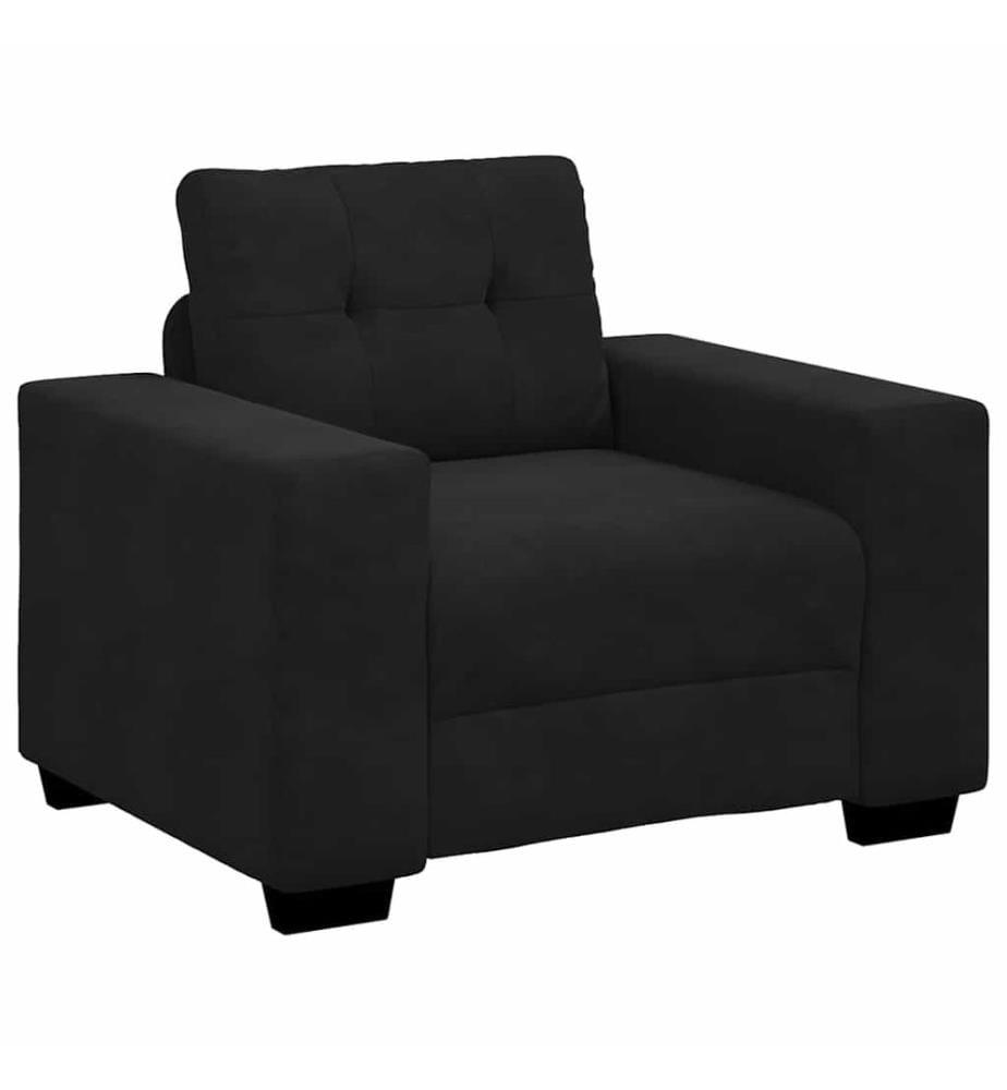 Sessel Schwarz 100x78x80 cm Samt