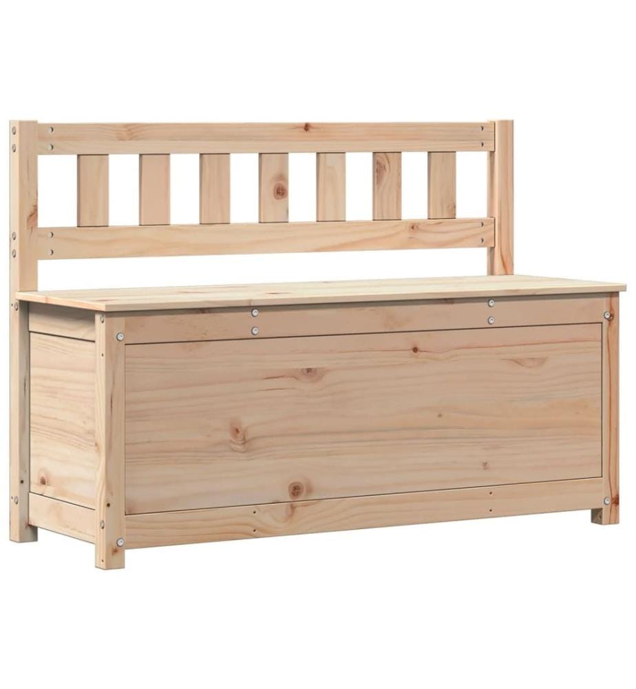 Sitzbank 110x41x76,5 cm Massivholz Kiefer