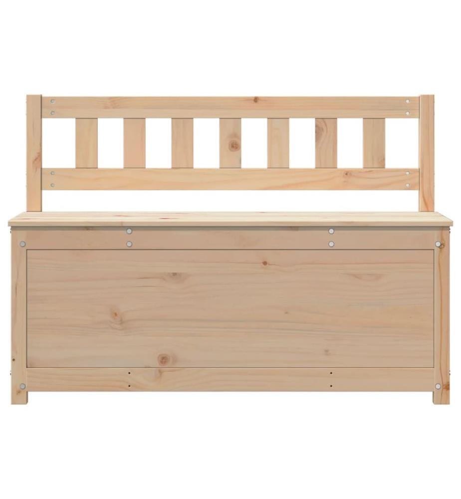 Sitzbank 110x41x76,5 cm Massivholz Kiefer