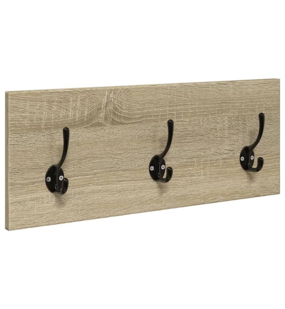 4-tlg. Garderoben-Set Sonoma-Eiche Holzwerkstoff