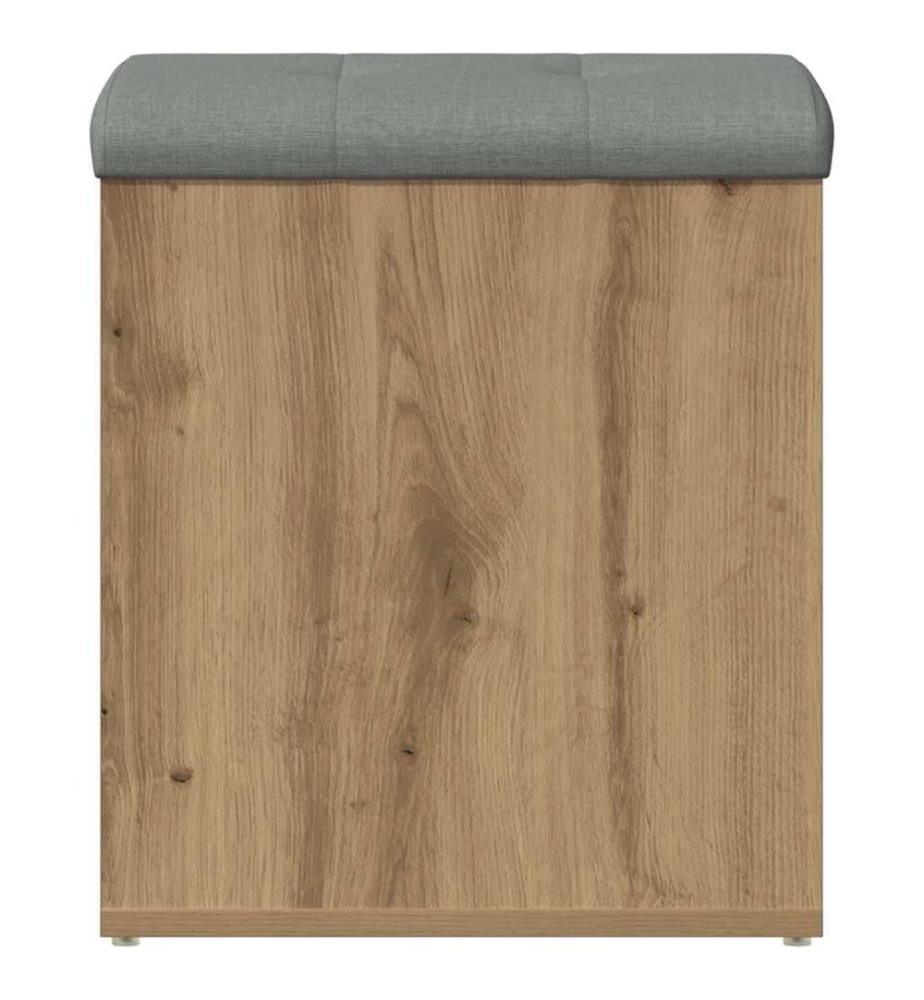 Sitzbank mit Stauraum Artisan-Eiche 42x42x45 cm Holzwerkstoff