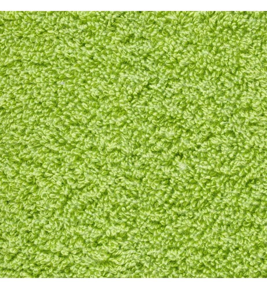 Premium-Duschtücher SOLUND 10 Stk. Apfelgrün 70x140 cm 600 g/m²