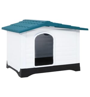 Hundehütte Blau 90,5x68x66 cm Polypropylen