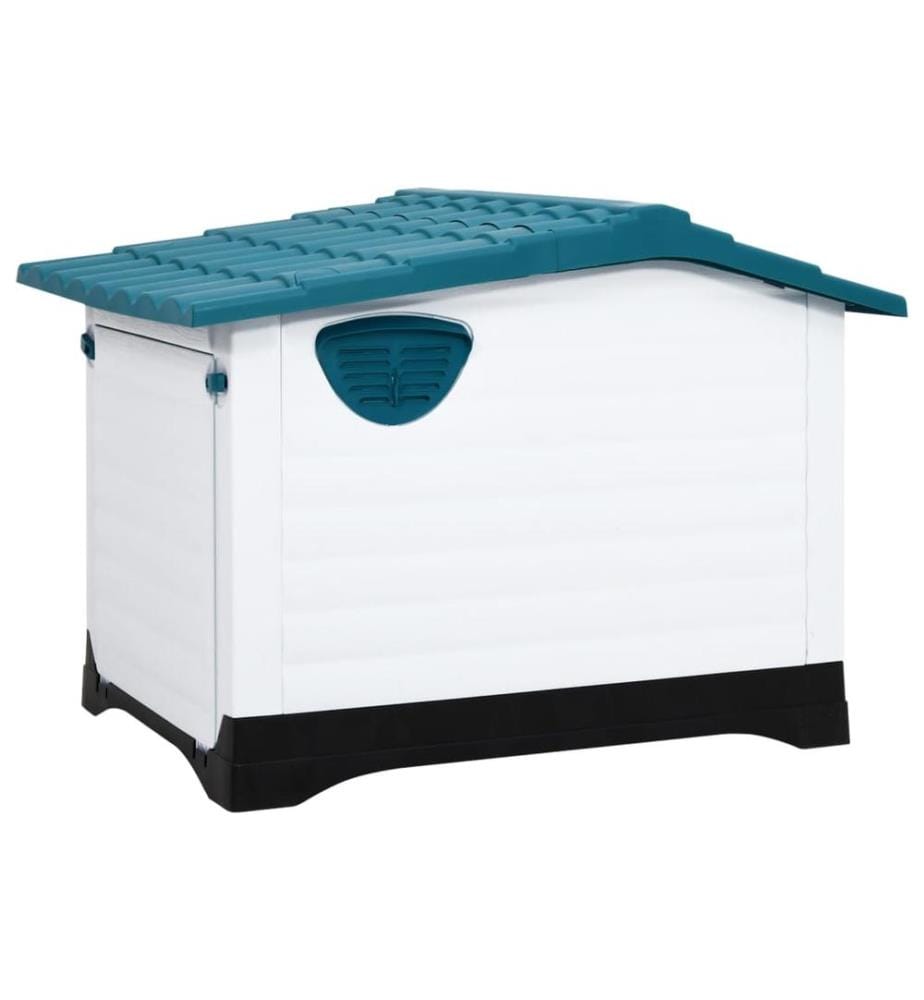 Hundehütte Blau 90,5x68x66 cm Polypropylen