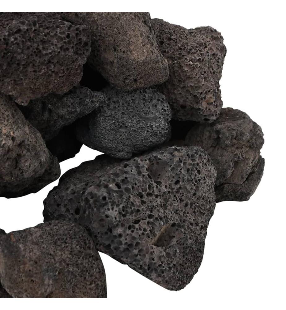 Roches volcaniques 10 kg noir 5-8 cm