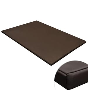 Hundematte Flach Rechteckig Braun XL