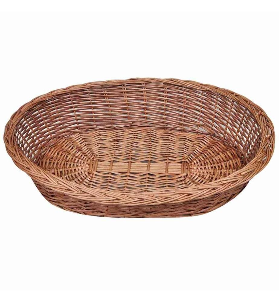 Hundebett aus Weide Natur 90 cm