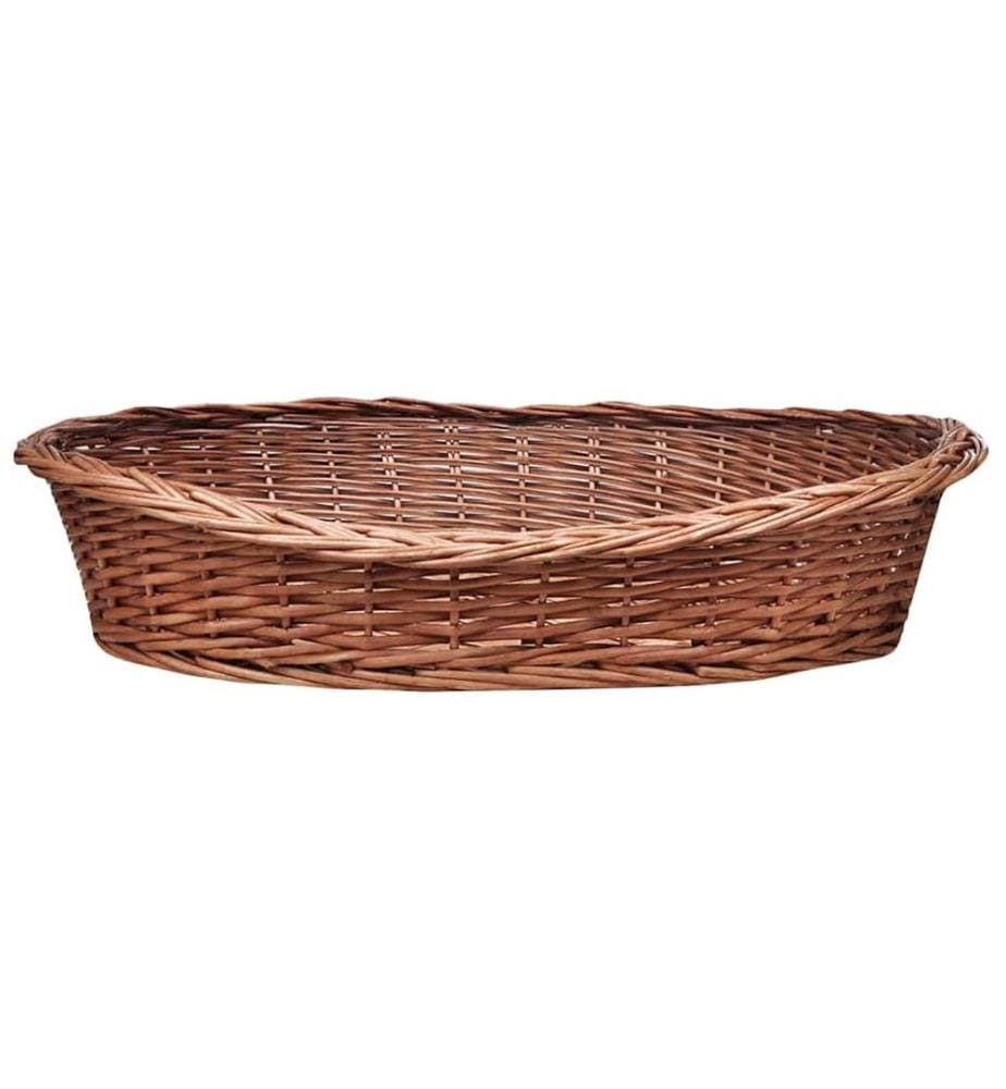 Hundebett aus Weide Natur 90 cm