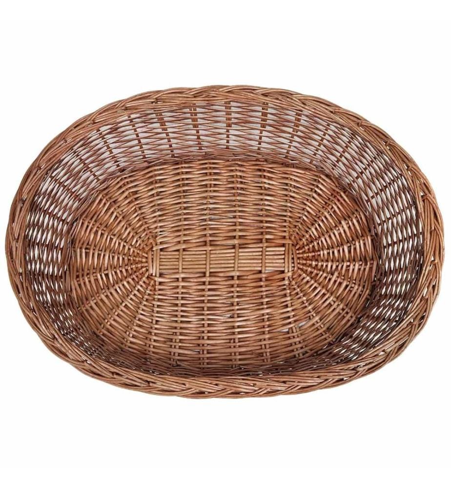 Hundebett aus Weide Natur 90 cm