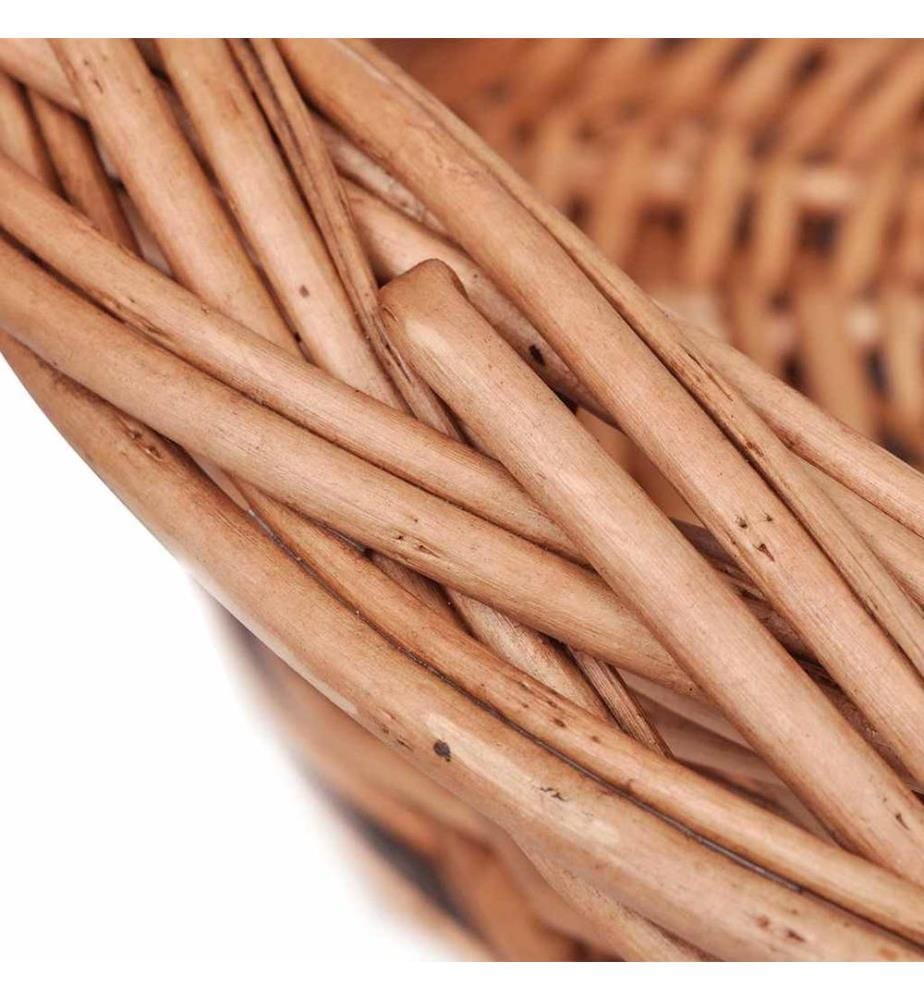 Hundebett aus Weide Natur 90 cm