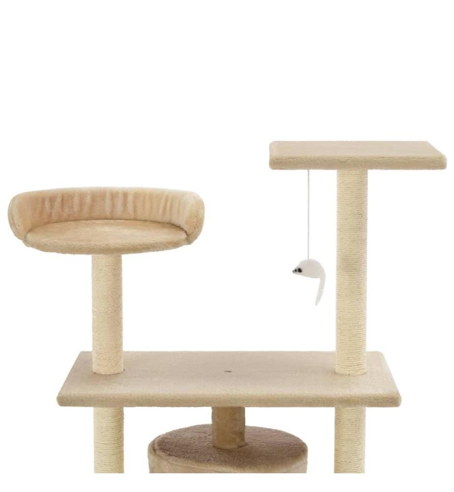Katzen-Kratzbaum Sisal 95 cm Beige