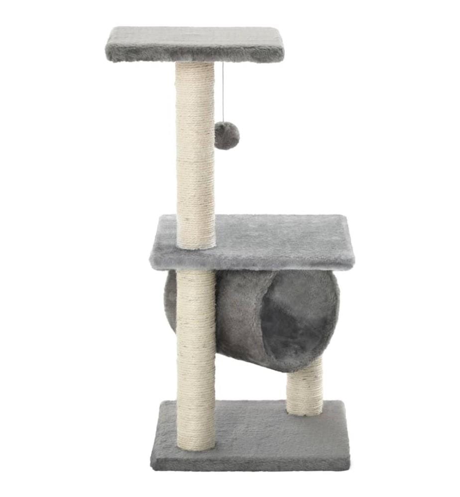 Katzen-Kratzbaum Sisal 65 cm Grau