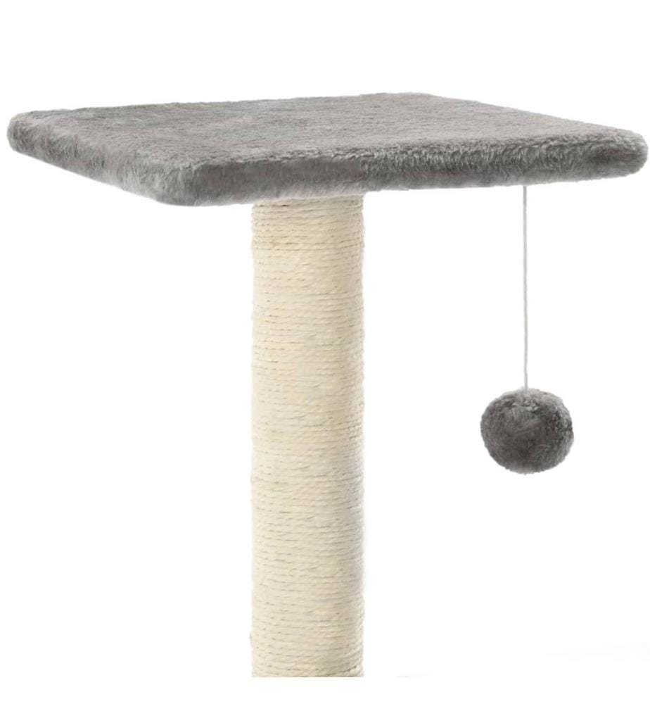 Katzen-Kratzbaum Sisal 65 cm Grau