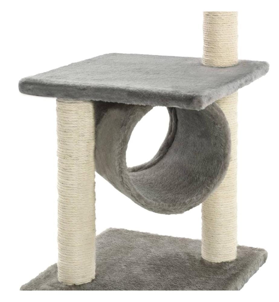 Katzen-Kratzbaum Sisal 65 cm Grau