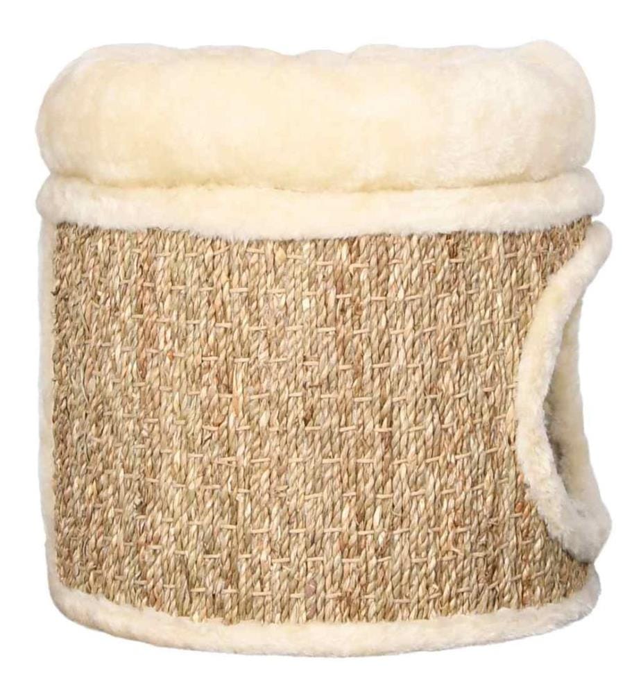 Maison pour chat avec coussin de luxe 33 cm Herbiers marins