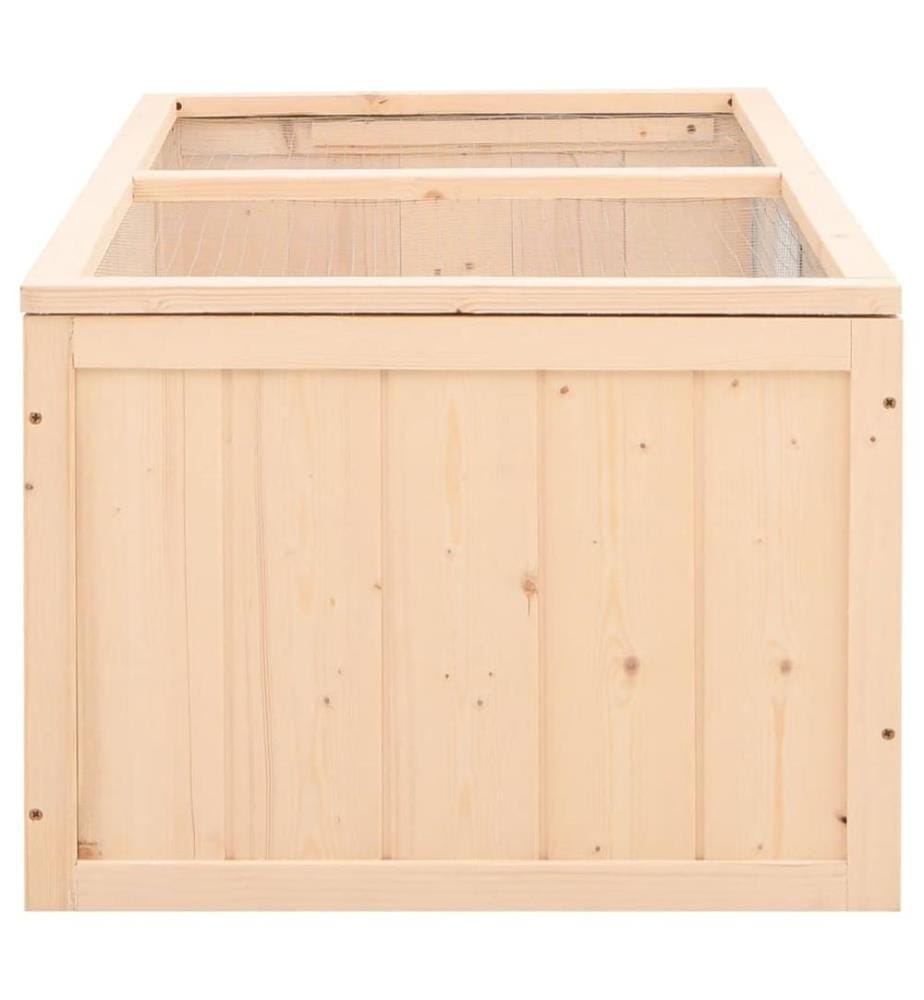 Cage à hamster 104x52x38 cm bois massif de sapin