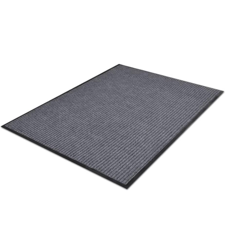 Graue PVC Türmatte 120 x 180 cm