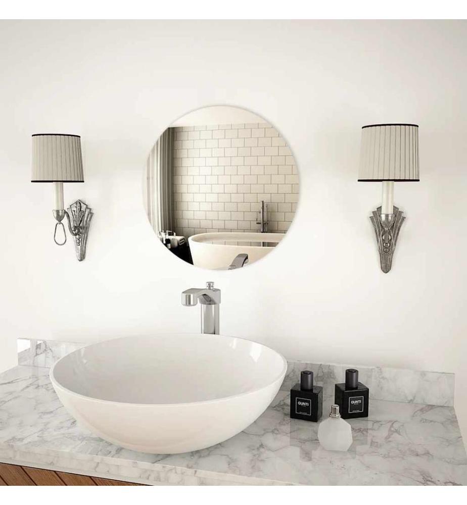 Wandspiegel 40 cm Rund Glas