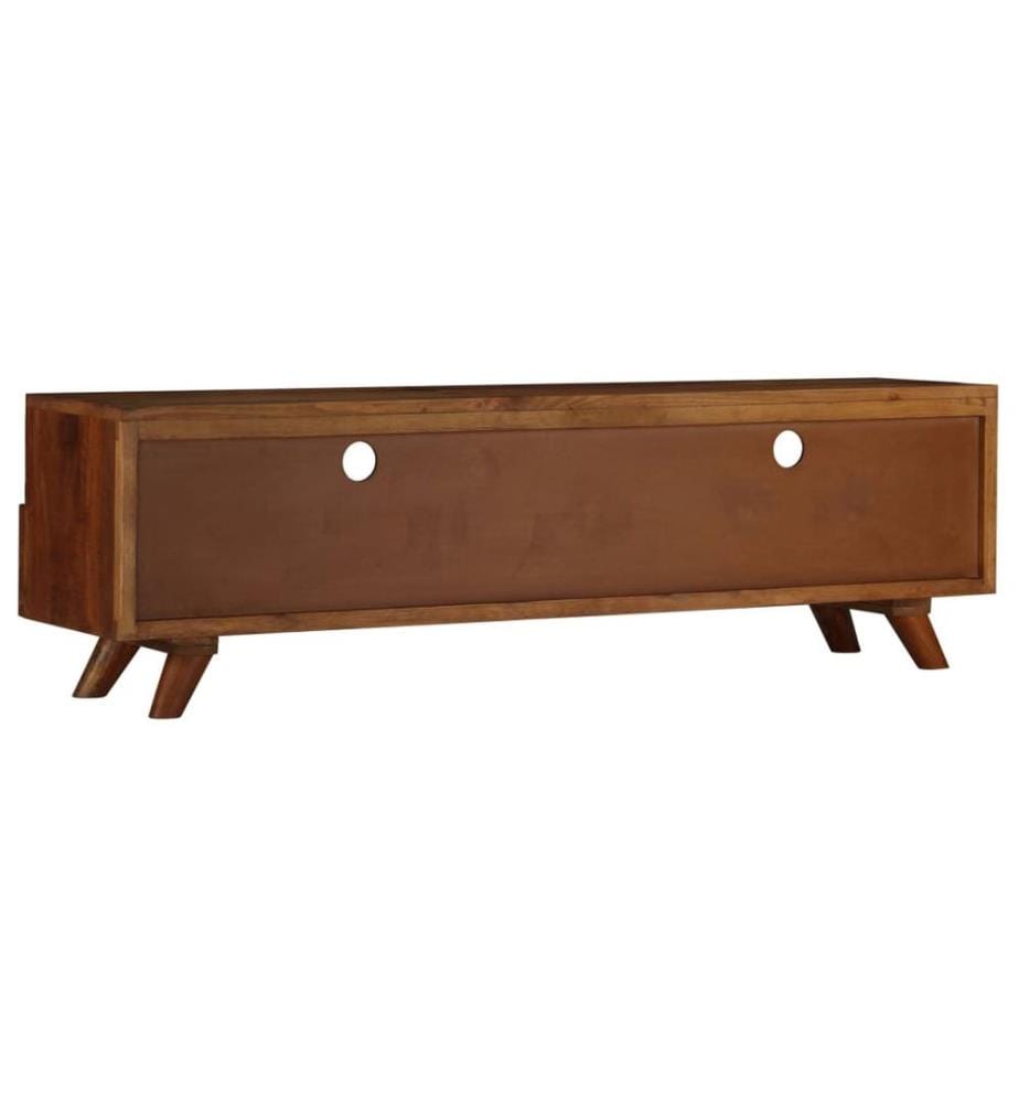 Meuble TV Bois de récupération solide 140x30x40 cm