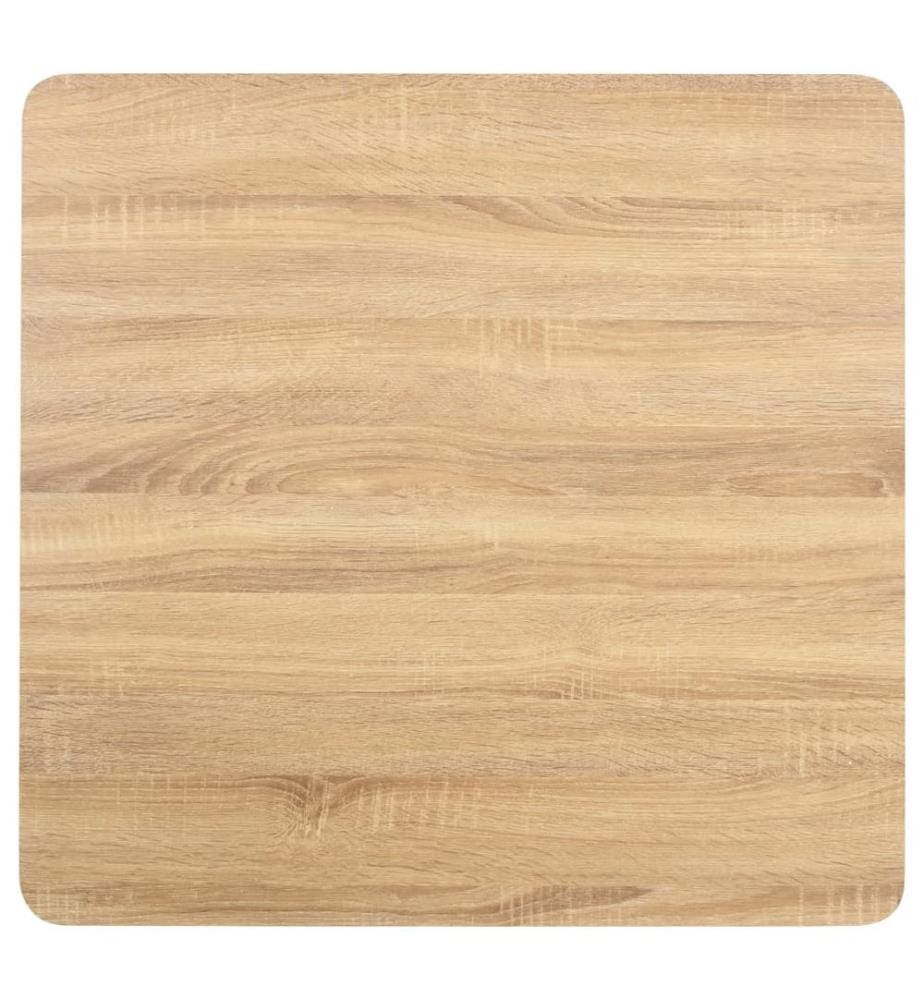 Bistrotisch Hellbraun 80x80 cm MDF
