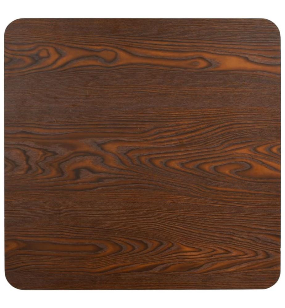 Bistrotisch Dunkelbraun 80x80 cm MDF
