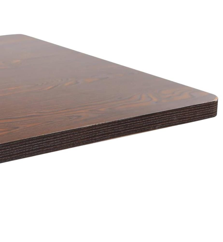 Bistrotisch Dunkelbraun 80x80 cm MDF