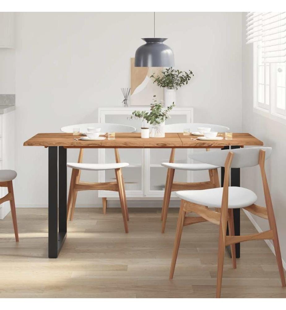 Esstisch 154x80x76 cm Massivholz Akazie