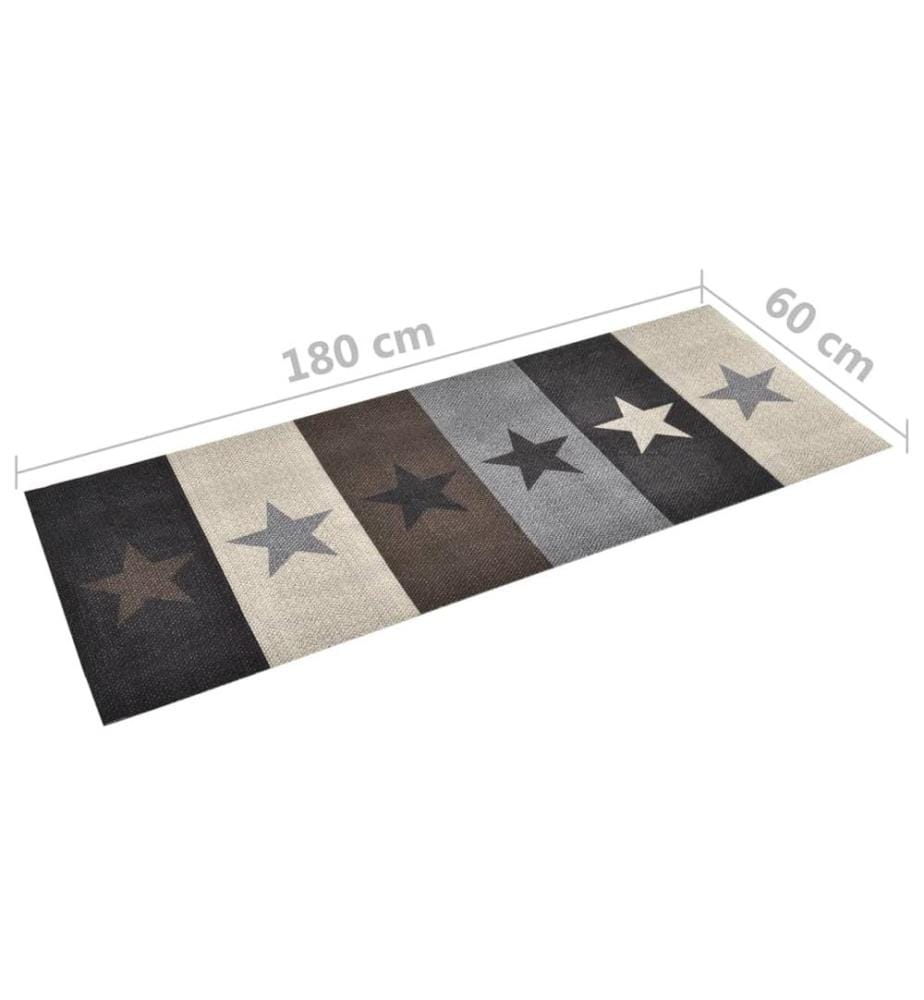 Küchenbodenmatte Waschbar Stern 60x180 cm