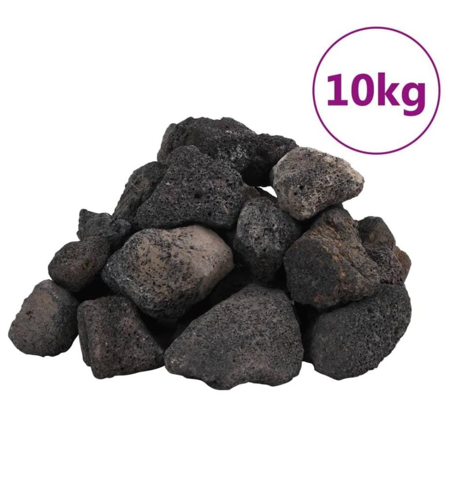 Lavagranulat 10 kg Schwarz 5-8 cm