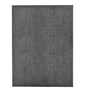 Fussmatte Waschbar Anthrazit 90x120 cm