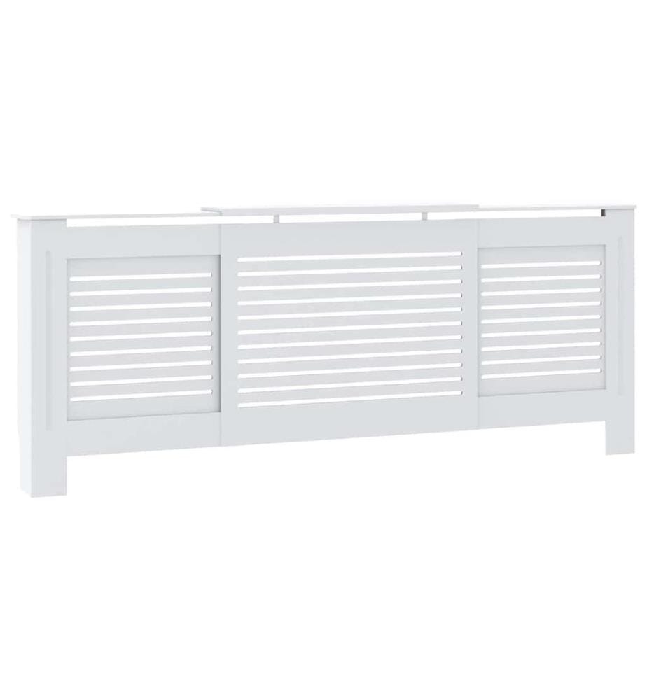 Cache-radiateur MDF Blanc 205 cm