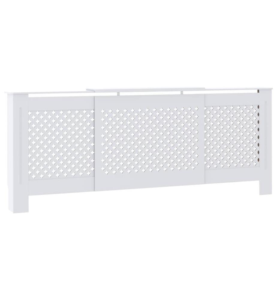 Cache-radiateur MDF Blanc 205 cm