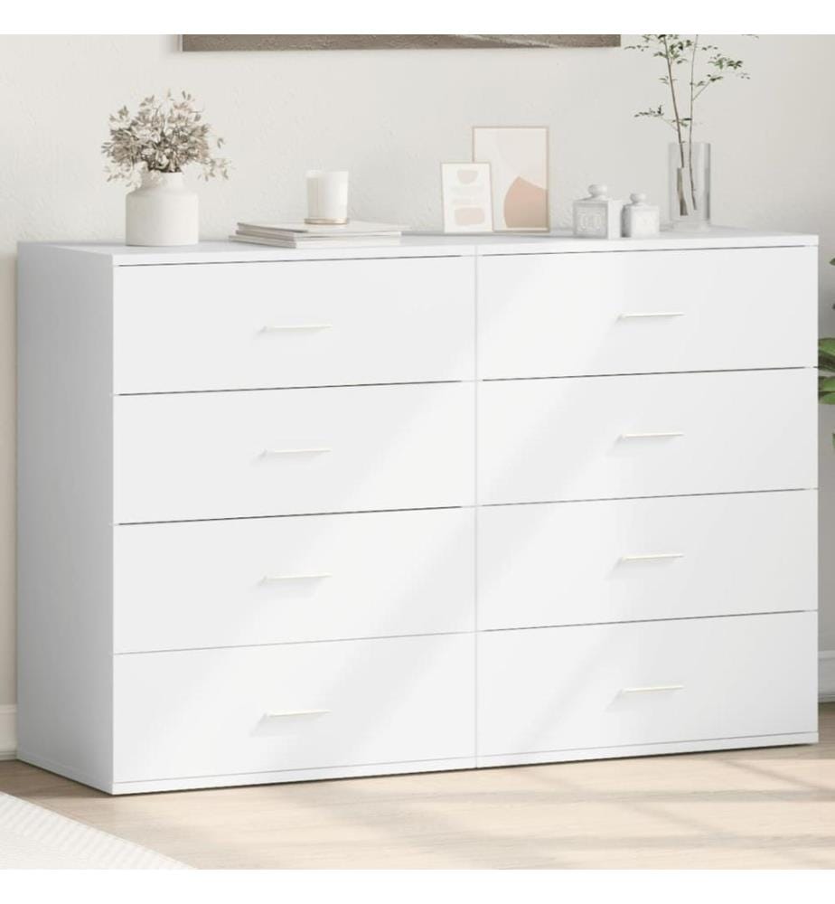 Sideboards 2 Stk. Weiss 60x39x80 cm Holzwerkstoff